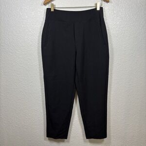 Athleta Pants Womens 8 Black Brooklyn Mid Rise Stretch Pull On Tapered Leg